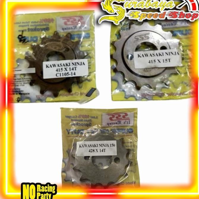 GEAR DEPAN SSS NINJA 150 250 R RR UKURAN 415 428 520 RACING