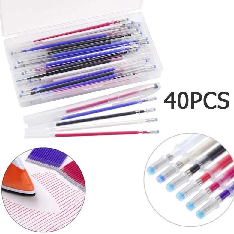 

1 Pack Erasable Pen Bolpen Jahit Heat Erasable Pen Pulpen Pola Jahit Pulpen Pola Kain Universal Bolpoin Kain Pen Pola Panas DiM