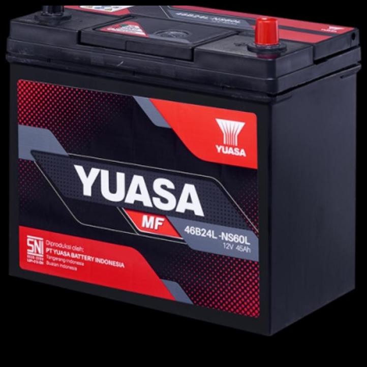 TERBARU AKI ACCU KERING MF YUASA 46B24L NS60L  LIVINA EVALIA BALENO AERIO CALYA SIGRA ERTIGA  MARCH 