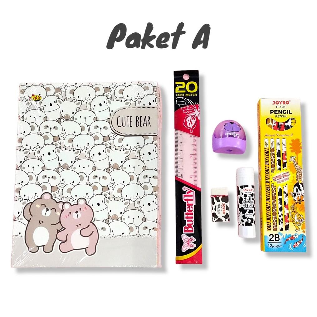 

Set Alat Tulis Sekolah 6 in 1 Paket Bundling Alat Tulis Sekolah Set Stationarry Paket A DiM