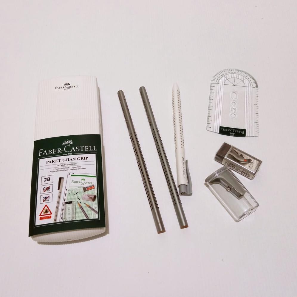 

PAKET UJIAN FABER CASTELL GRIP PUTIH DiM