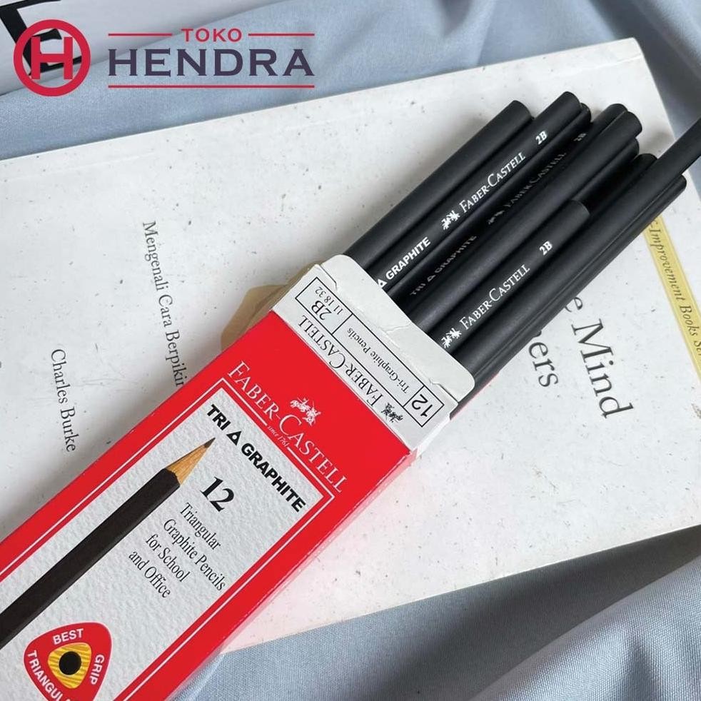 

Pensil Faber Castell 2B Tri Graphite 1 Pak DiM