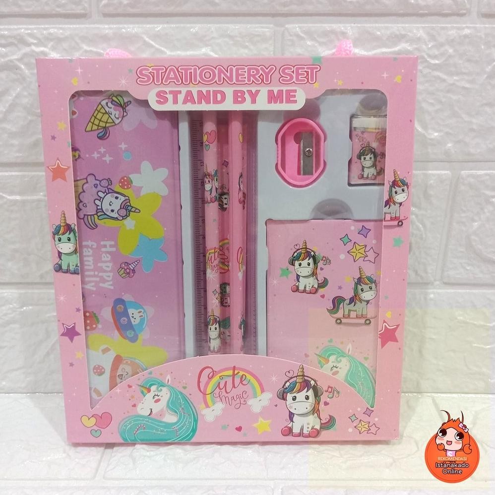 

Study Set Paket Alat Tulis Karakter Unicorn Pink PS006581 DiM