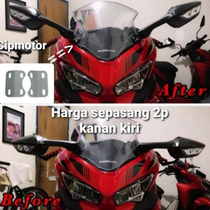 BRACKET DUDUKAN SPION ZX10R UNTUK R25 R15 GSX CBR NINJA UNIVERSAL