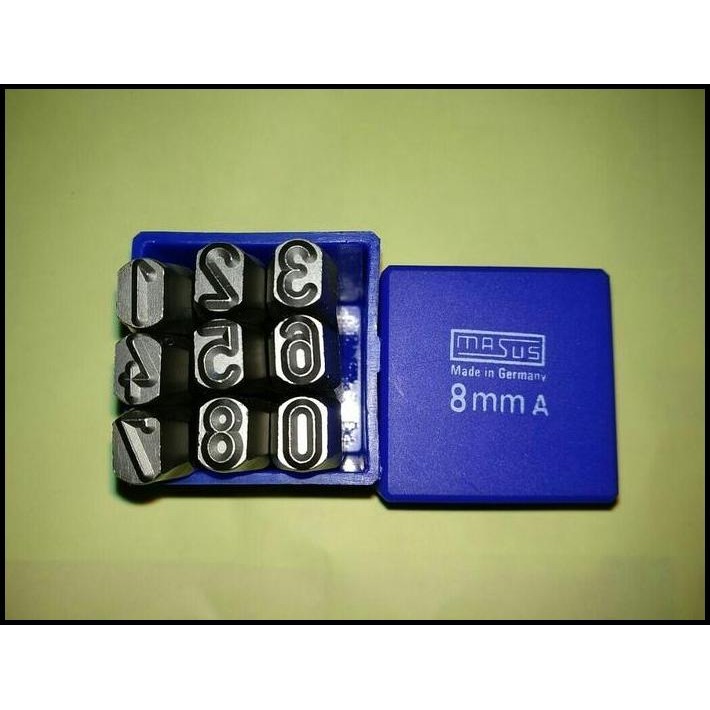 

MASUS Germany Angka Ketok 8 mm Stamp Punch Figure 0-9