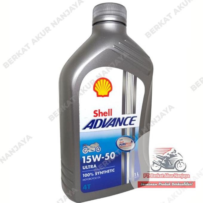 baru Oli Shell Advance Ultra 15W 50 1L Full Synthetic Sport