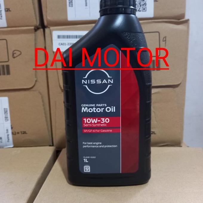 baru nissan genuine oil SN 10w30 (OLI NISSAN DATSUN)