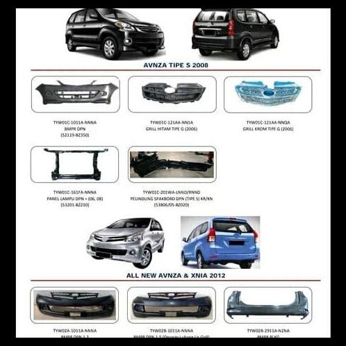HOT DEAL BEMPER BUMPER BELAKANG ALL NEW AVANZA XENIA 2012-2015 
