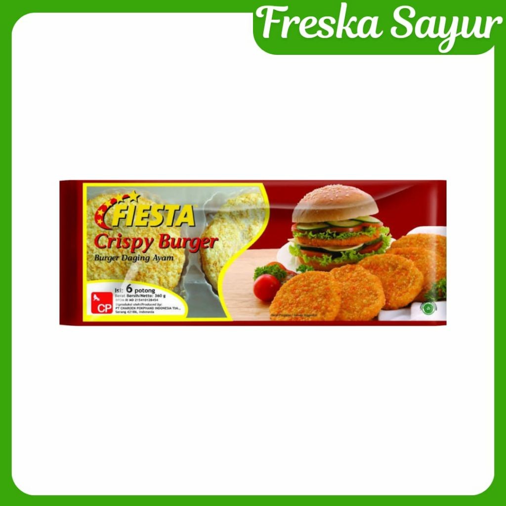 

Fiesta Burger Crispy 360 gr