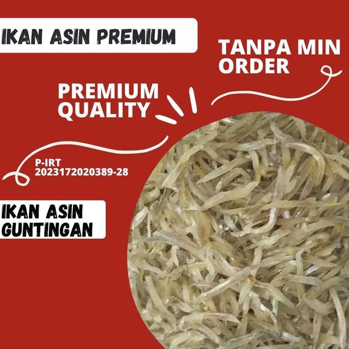 

1KG IKAN ASIN GUNTINGAN / TERI GUNTING BISA