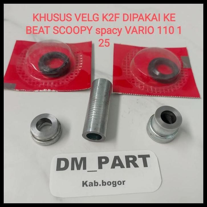 GRATIS ONGKIR BOSH BOS BUSHING COLLAR PLUS SEAL SIL TROMOL TEROMBOL TROMBOL VELG RODA DEPAN DALAM TE