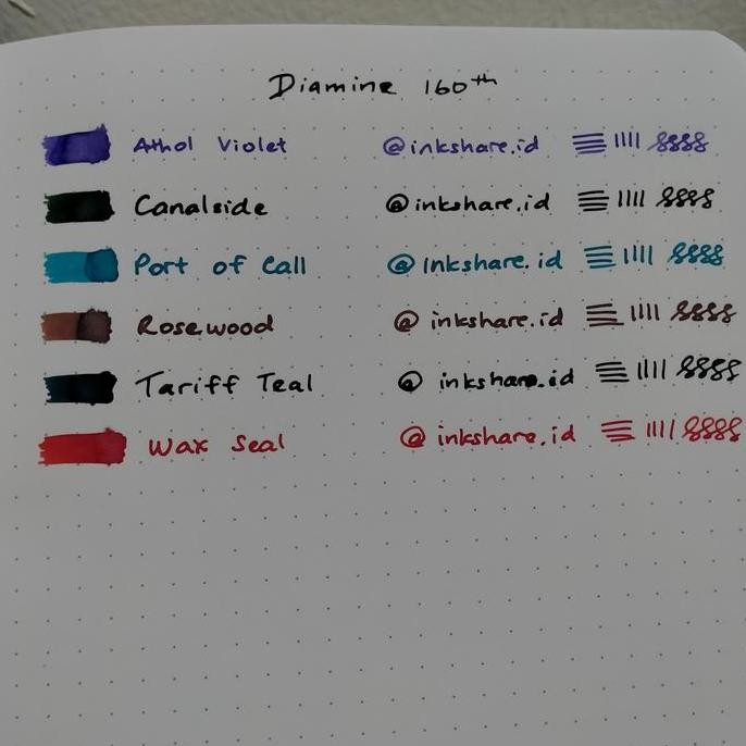 

Diamine 160th Anniversary Fountain Pen Ink / Tinta murah