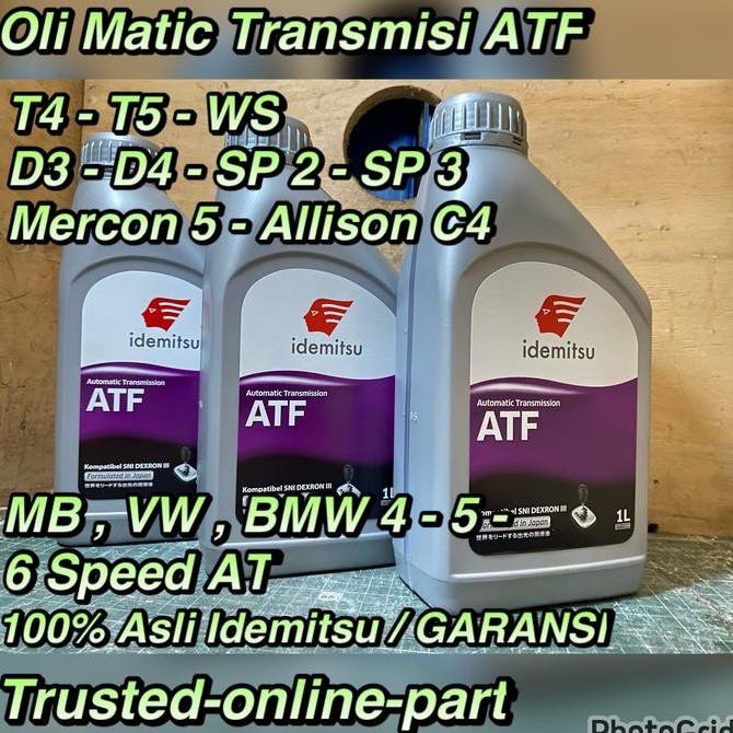 baru ATF Idemitsu Oli Transmisi Matic 100% Asli Idemitsu