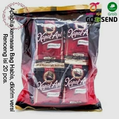 

Kopi Kapal Api Special (Tanpa Gula) 20 Sachet @ 6,5 Gr