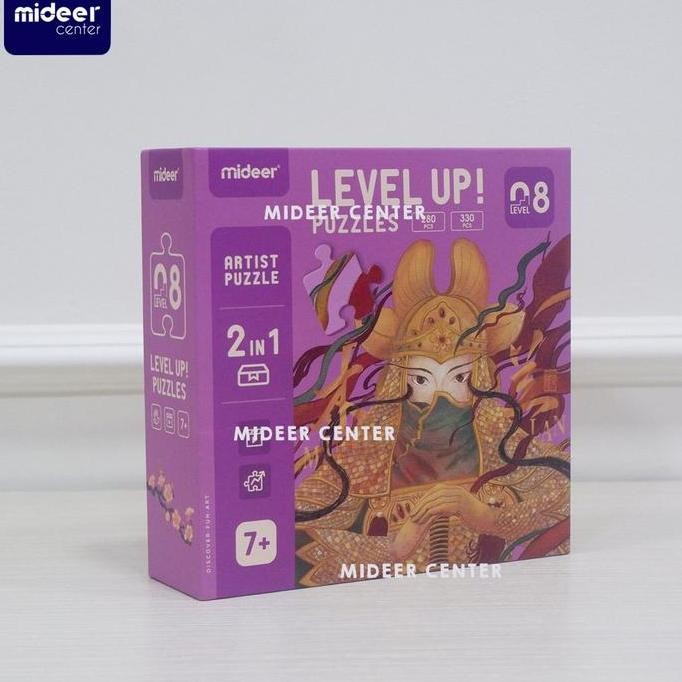 Mideer Artist Level Up Puzzle Level 8 Mulan Mainan Edukasi Anak