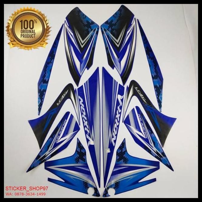 HOT DEAL (ORI) STRIPING YAMAHA VIXION 150 2009 OLD BIRU KUALITAS ORIGINAL 