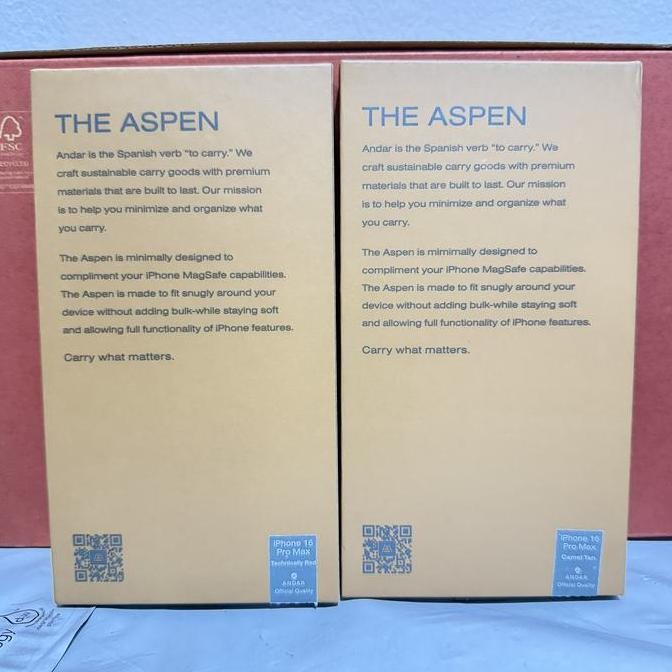 Andar The Aspen Full Grain Leather Case Iphone 16 Pro Max BNIB READY