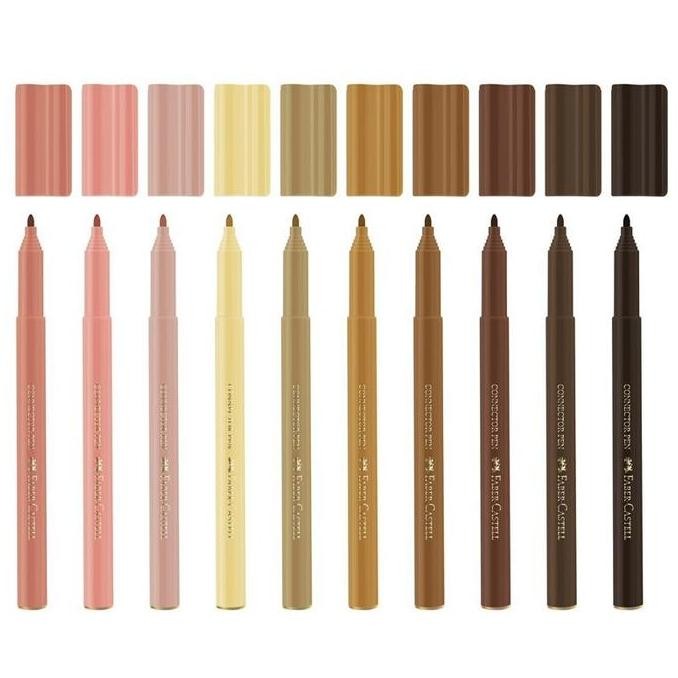 

Spidol Connector Pen Faber Castell Skin Tone Isi 10 Spidol Warna murah