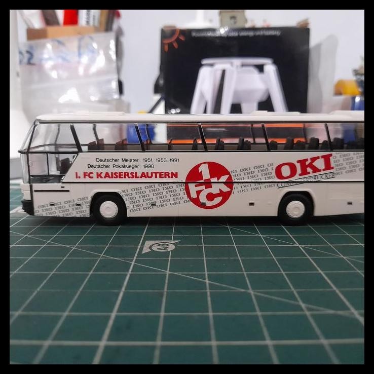 HOT DEAL RIETZE BUS SKALA 1:87 - NEOPLAN CITYLINER LIVERY KAISERSLAUTERN - BUS05 