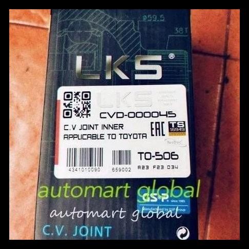TERBARU CV JOINT DALAM VIOS GEN 1 2004-2007 TO-506 LKS 
