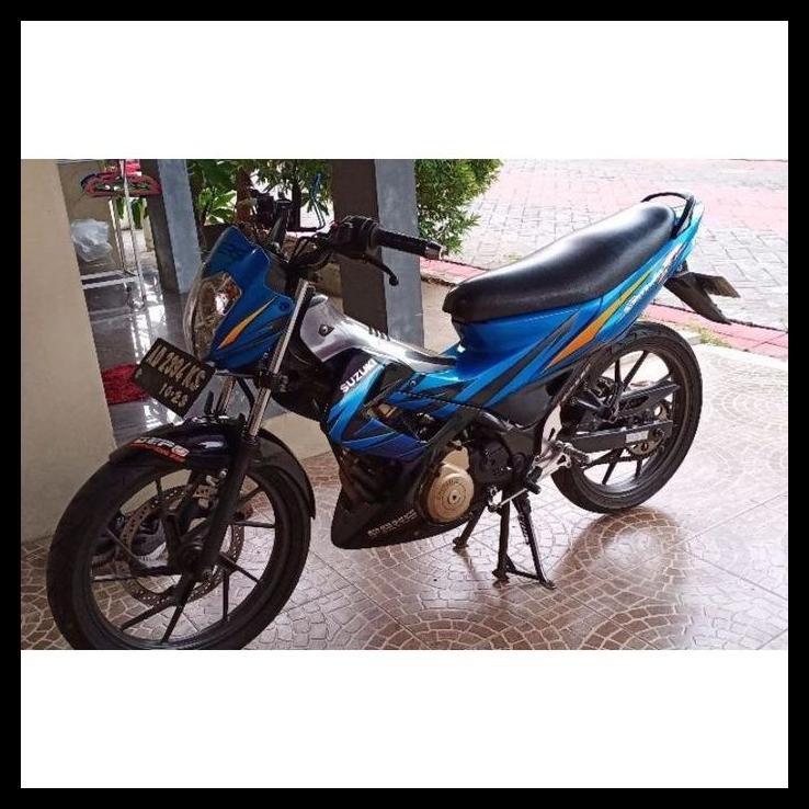 TERBARU (ORI) STRIPING SUZUKI SATRIA FU 150 2007 2008 BIRU LIST MOTOR THAILAND 