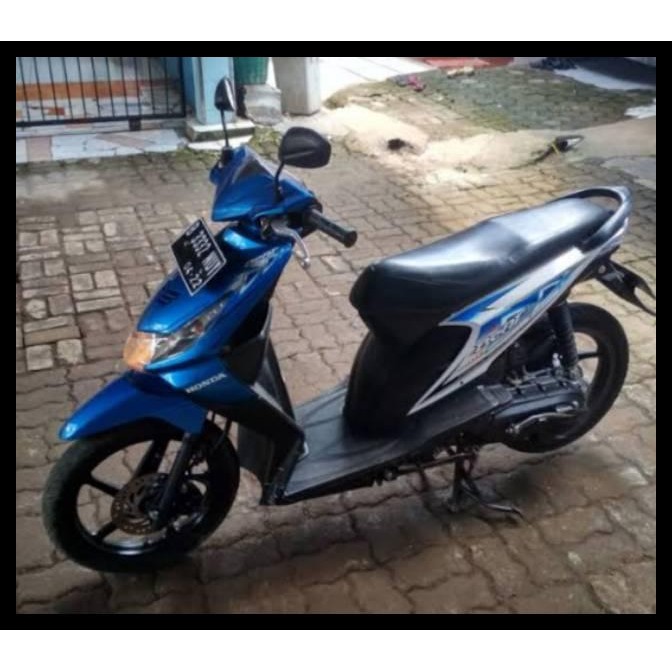 GRATIS ONGKIR (ORI) STRIPING HONDA BEAT KARBU 2011 2012 BIRU PUTIH KUALITAS ORIGINAL 