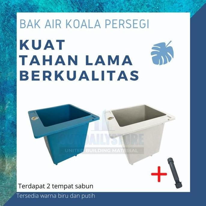 Bak Air Persegi Kotak Bak Air Kamar Mandi Plastik
