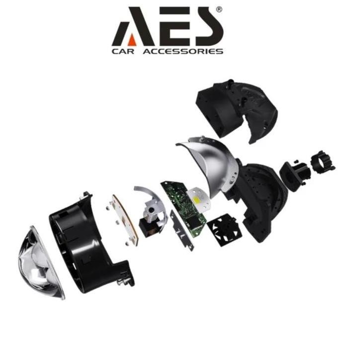 AES UX-3 BILED PROJECTOR 80Watt 3 inch Triple Laser Technology Lens Proyektor Layar Lcd Layar Lcd