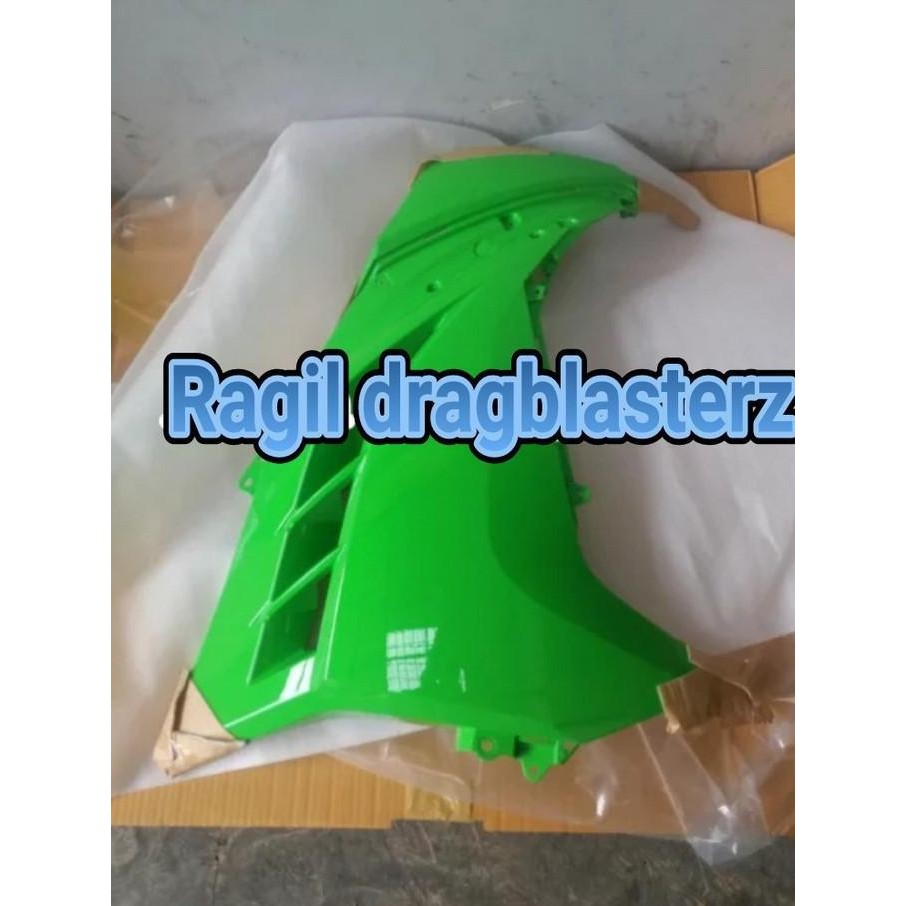 fairing atas ninja 250 fi 250 fi hijau kanan orinal kawasaki