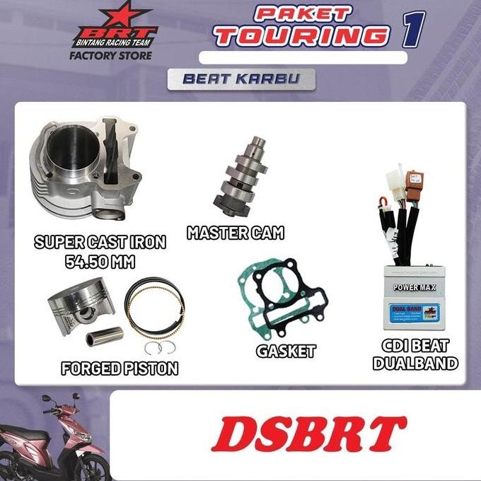 PAKET BRT Blok Noken As CDI BRT Dualband 130cc BEAT Scoopy Spacy Karbu