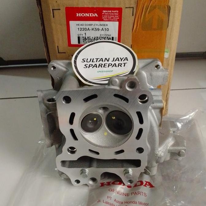 BLOK CYLINDER HEAD K59 HONDA VARIO PCX ORI AHM 1220A-K59-A10
