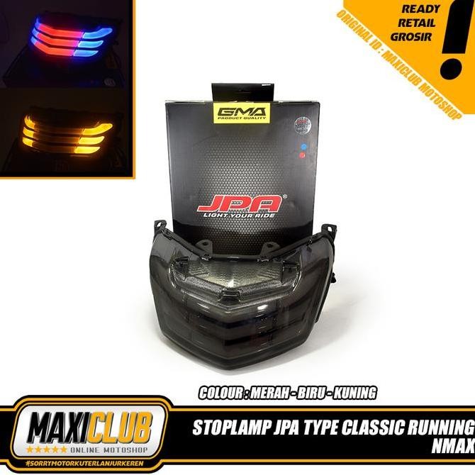 Variasi Motor Yamaha Nmax Stoplamp JPA Tipe Classic Nmax Running Biru