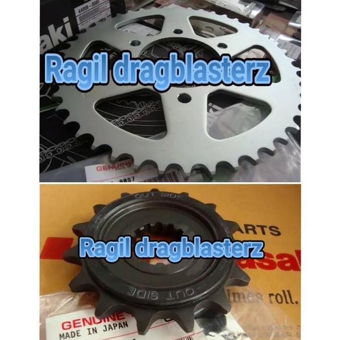 gear depan dan gear belakang ninja ER6/ER6N/ER6F/VERSYS 650 orinal