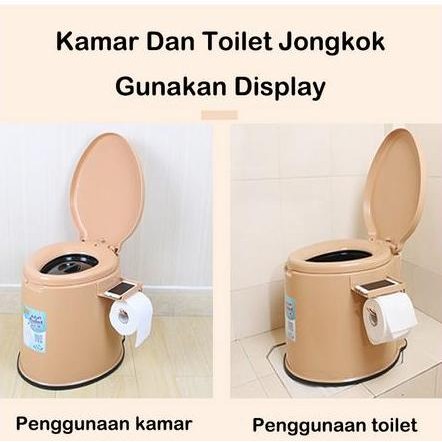 Kloset Wc Toilet Duduk Portable Potty Wanita Dewasa Ibu Hamil Orang Tua Anti Slip
