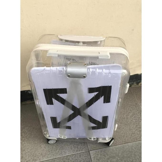 TERLARIS - Koper OFF WHITE X RIM 20inch cabin / WHITE