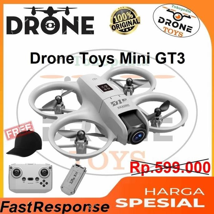 Drone Toys Mini GT3 FPV / D15 Camera Optical Flow - Drone Aerial 360 Flip Drone FPV
