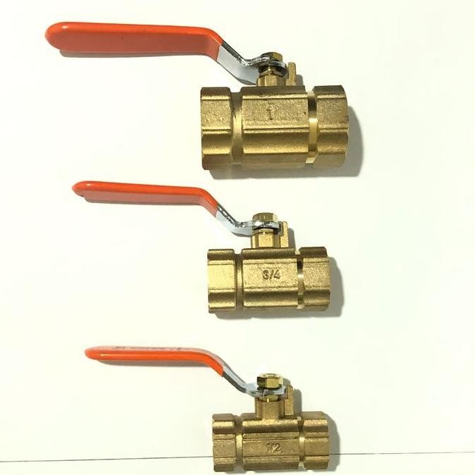 Stop Kran Kuningan Soligen 1 " / Ball Valve Keran Air 1" Inch