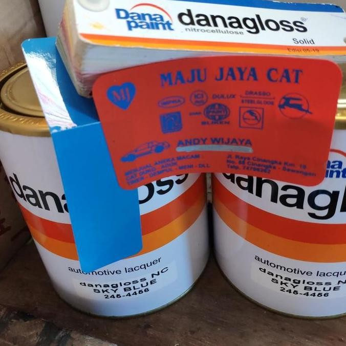 TERMURAH - cet /cat mobil danagloss kemasan 1kg sky blue 4456