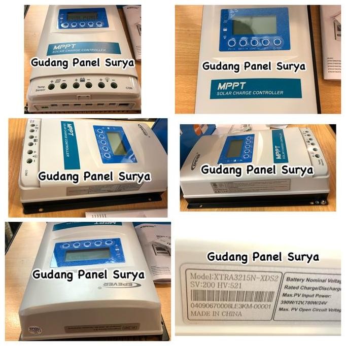 Solar Charge Controller Scc EPEVER XTRA 3215N 30A Real MPPT 30a mppt murah