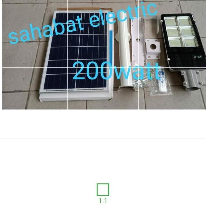 Pju 200watt solar cell/Pju 200watt solar tenaga surya murah