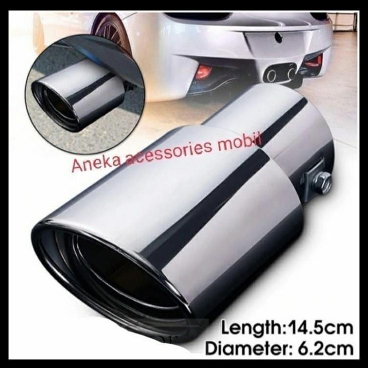 HOT DEAL MUFFLER CUTTER / BUNTUT KNALPOT MOBIL STAINLESS HONDA CRV