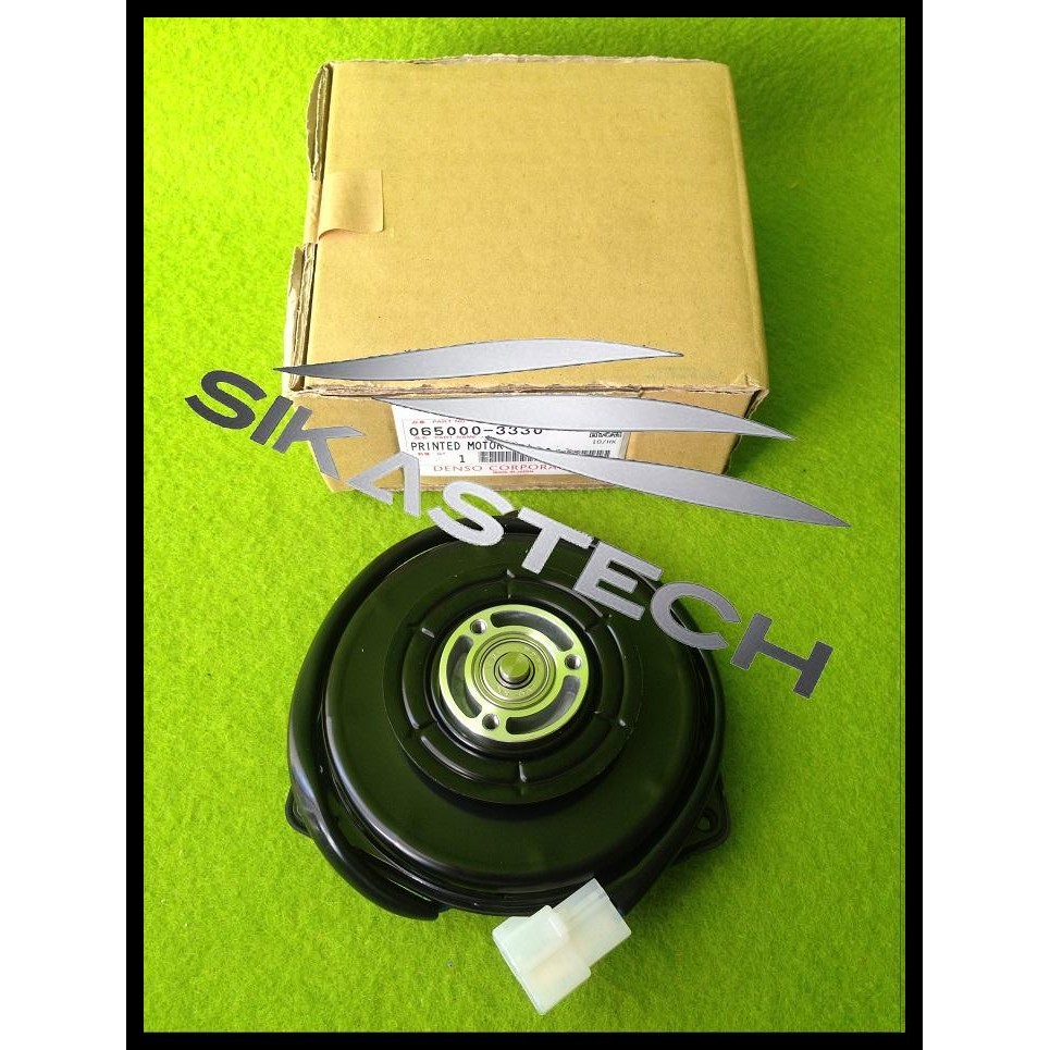 DISKON MOTOR EXTRA FAN DINAMO KIPAS KONDENSOR AC TOYOTA STARLET SOLUNA DENSO 