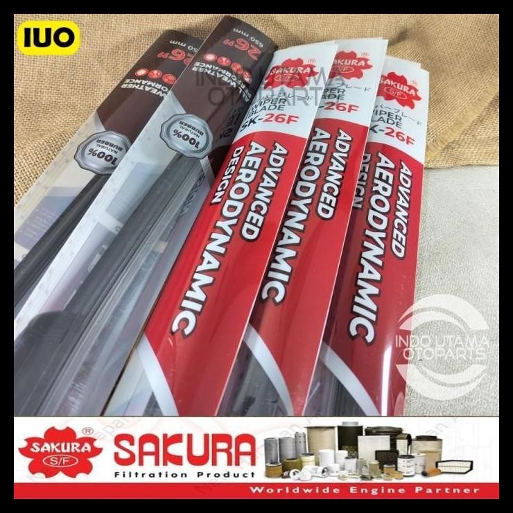 HOT DEAL WIPER FRAMELESS CRV NEW KARET KACA MOBIL SAKURA 