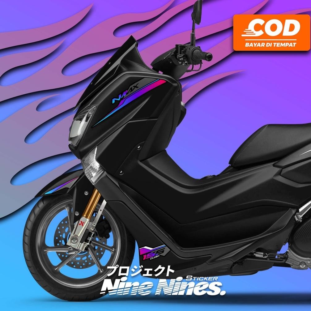 Premium (Ready) Striping Stiker Nmax 155 Old Cutting Sticker Nmax Old - Aksesoris Motor Stiker Yamah