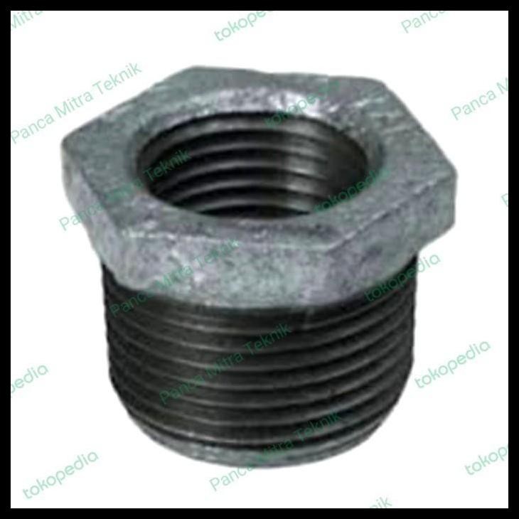 TERMURAH VLOK RING GALVANIS 2 X 1" INCH / BUSHING GALVANIS 