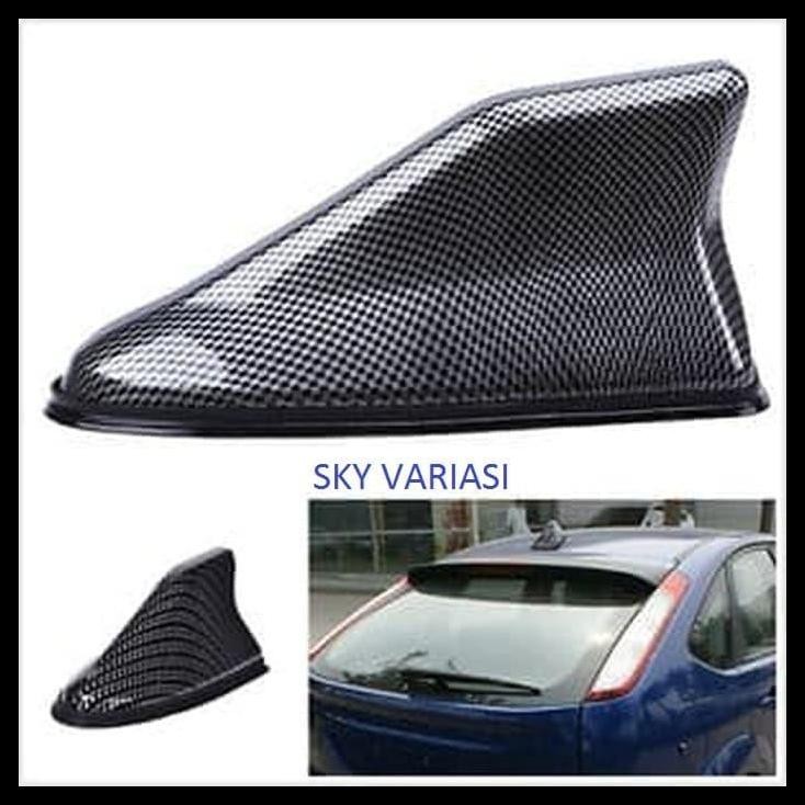 GRATIS ONGKIR ANTENA SIRIP HIU HYBRID CARBON MOBIL UNIVERSAL NEW AVANZA 2019 