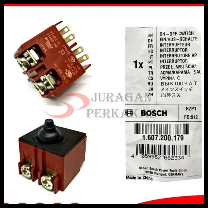 DISKON SWITCH GWS 060 BOSCH ORI - SAKLAR GURINDA BOSCH GWS 060 ORIGINAL BOSCH 