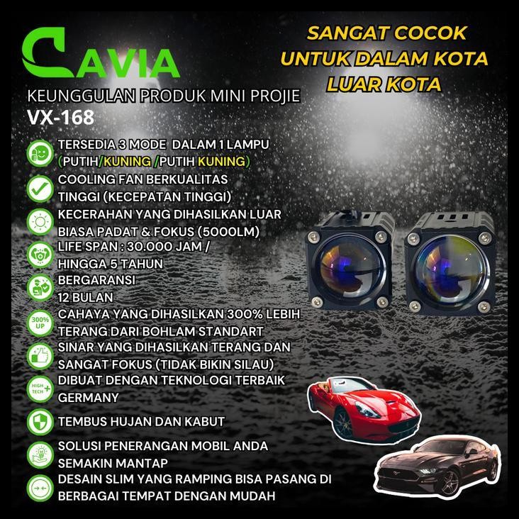 HOT DEAL MINI PROJIE LAMPU TEMBAK INNOVA REBORN LED LASER FOGLAMP PREMIUM CAVIA