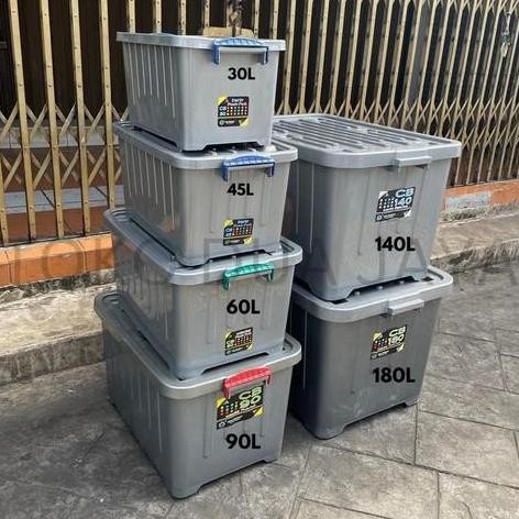 new  MPW Box Container/Kontener box CB 180 liter Silver MPW