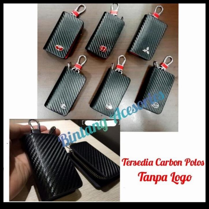 TERMURAH DOMPET STNK MOBIL ISUZU DMAX MOTIF CARBON LOGO GANTUNG 